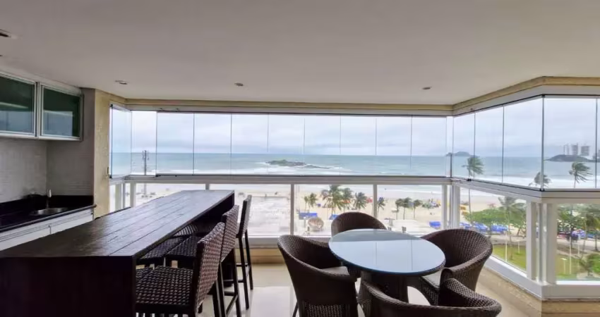 Apartamento com 3 dormitórios à venda, 166 m² por r$ 2.250.000,00 - pitangueiras - guarujá/sp