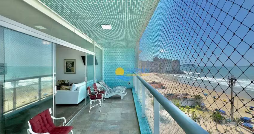 Apartamento com 3 dormitórios à venda, 195 m² por r$ 1.550.000,00 - pitangueiras - guarujá/sp