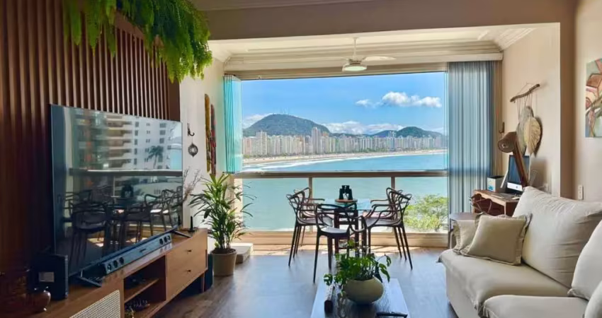 Apartamento à venda na praia das astúrias, 3 quartos, vista mar, 1 vaga.