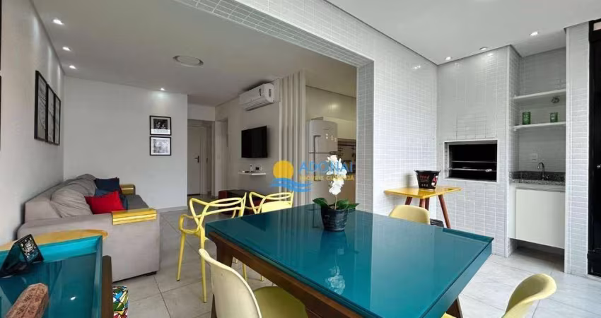 Apartamento com 2 quartos sendo 1 suite à venda, 70 m² por R$ 590.000 - Pitangueiras - Guarujá/SP