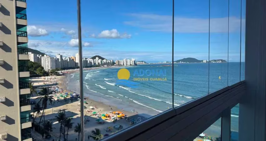 Apartamento com 2 dormitórios à venda, 96 m² por r$ 1.700.000,00 - jardim astúrias - guarujá/sp