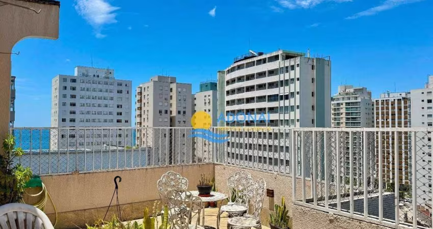 Cobertura com 3 dormitórios à venda, 173 m² por R$ 950.000,00 - Pitangueiras - Guarujá/SP