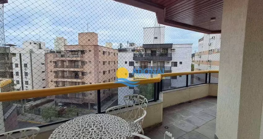 Apartamento com 3 dormitórios à venda, 125 m² por r$ 530.000,00 - enseada - guarujá/sp