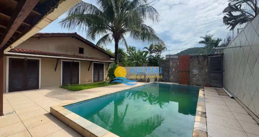 Casa com 3 dormitórios à venda, 190 m² por r$ 1.100.000,00 - pernambuco ii - guarujá/sp