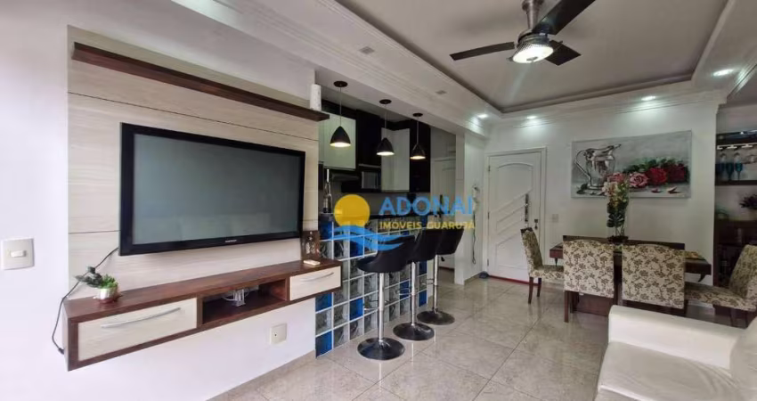 Apartamento com 3 dormitórios à venda, 88 m² por R$ 640.000,00 - Pitangueiras - Guarujá/SP