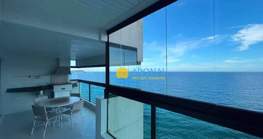 Apartamento com 3 dormitórios à venda, 186 m² por r$ 1.600.000,00 - pitangueiras - guarujá/sp