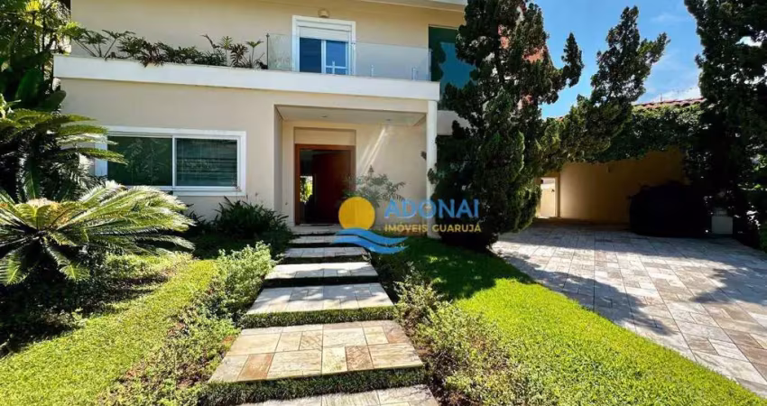 Casa com 5 dormitórios à venda, 560 m² por r$ 4.000.000 - jardim acapulco - guarujá/sp