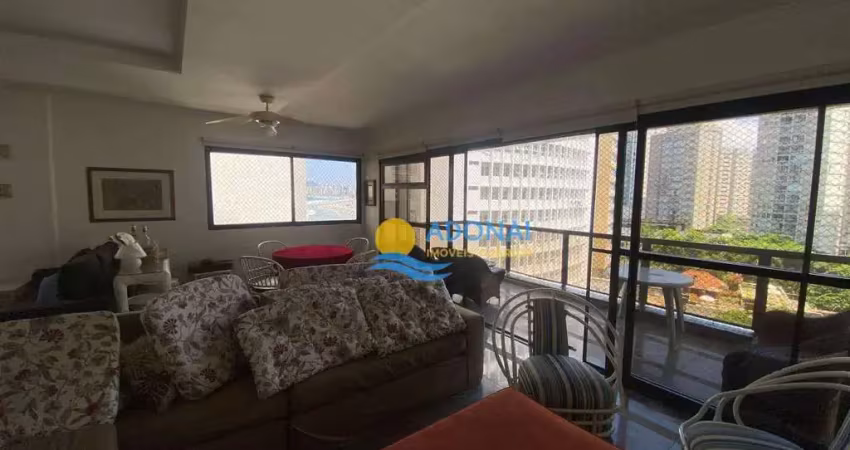 Apartamento com 5 dormitórios à venda, 225 m² por r$ 800.000,00 - pitangueiras - guarujá/sp