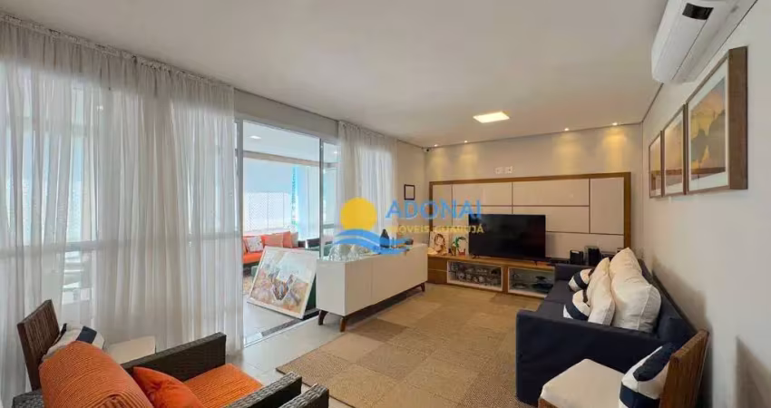 Apartamento com 3 dormitórios à venda, 136 m² por r$ 1.500.000 - enseada - guarujá/sp