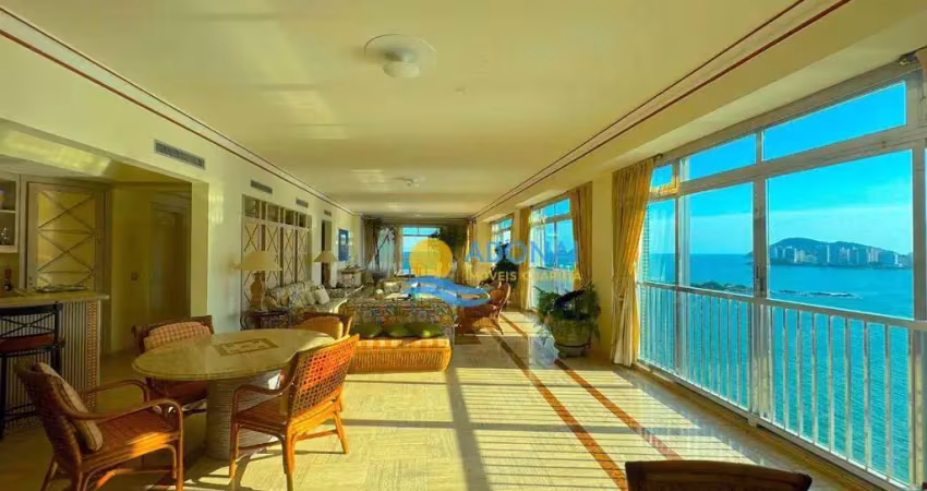 Apartamento com 5 dormitórios à venda, 500 m² por r$ 1.500.000,00 - pitangueiras - guarujá/sp