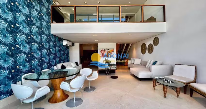 Casa com 6 dormitórios à venda, 428 m² por r$ 8.500.000 - balneário praia do pernambuco - guarujá/sp