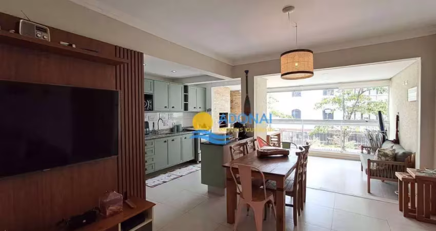 Apartamento com 2 dormitórios à venda, 89 m² por r$ 530.000,00 - enseada - guarujá/sp