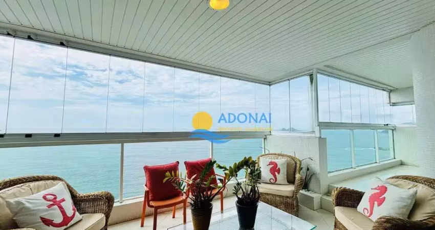Cobertura com 4 dormitórios à venda, 290 m² por r$ 3.850.000,00 - pitangueiras - guarujá/sp