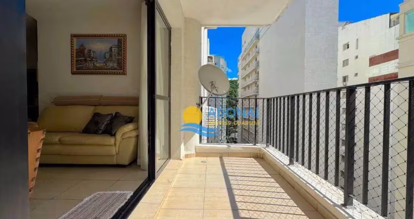 Apartamento com 3 dormitórios à venda, 134 m² por r$ 790.000,00 - pitangueiras - guarujá/sp