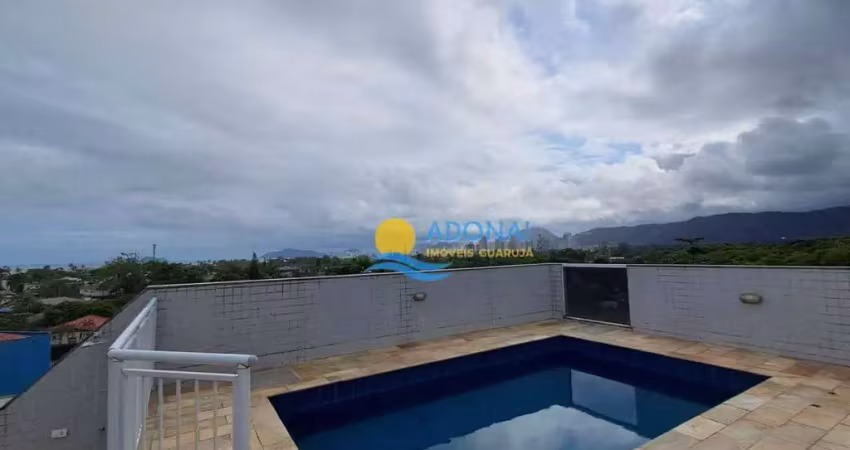 Cobertura com 3 dormitórios à venda, 200 m² por r$ 600.000,00 - enseada - guarujá/sp