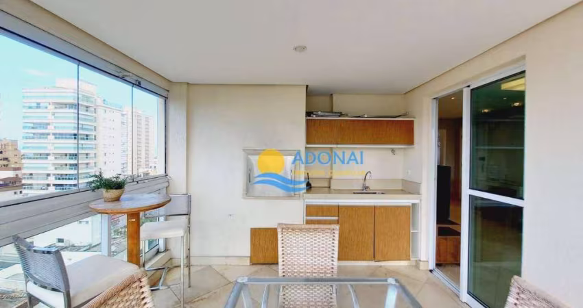Apartamento com 3 dormitórios à venda, 131 m² por R$ 1.100.000,00 - Enseada - Guarujá/SP