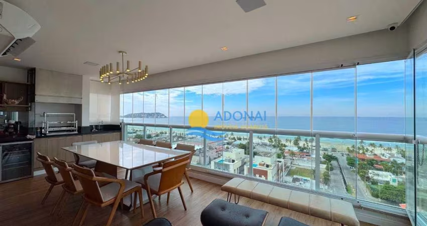 Apartamento com 3 dormitórios à venda, 145 m² por R$ 2.500.000 - Enseada - Guarujá/SP