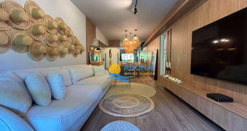 Apartamento com 3 dormitórios à venda, 104 m² por R$ 780.000,00 - Pitangueiras - Guarujá/SP