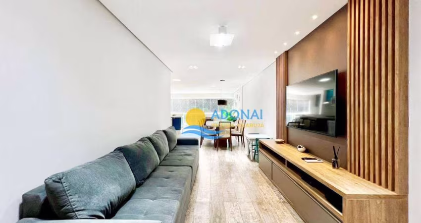Apartamento com 3 dormitórios à venda, 110 m² por R$ 980.000,00 - Pitangueiras - Guarujá/SP