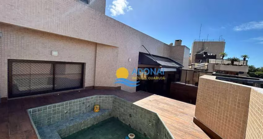 Cobertura com 4 dormitórios à venda, 198 m² por R$ 1.300.000,00 - Pitangueiras - Guarujá/SP