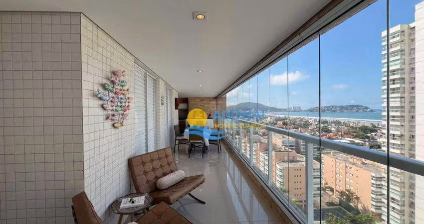 Apartamento com 3 dormitórios à venda, 124 m² por R$ 1.500.000,00 - Enseada - Guarujá/SP