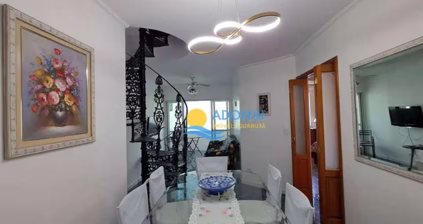 Cobertura com 3 dormitórios à venda, 270 m² por r$ 820.000,00 - enseada - guarujá/sp