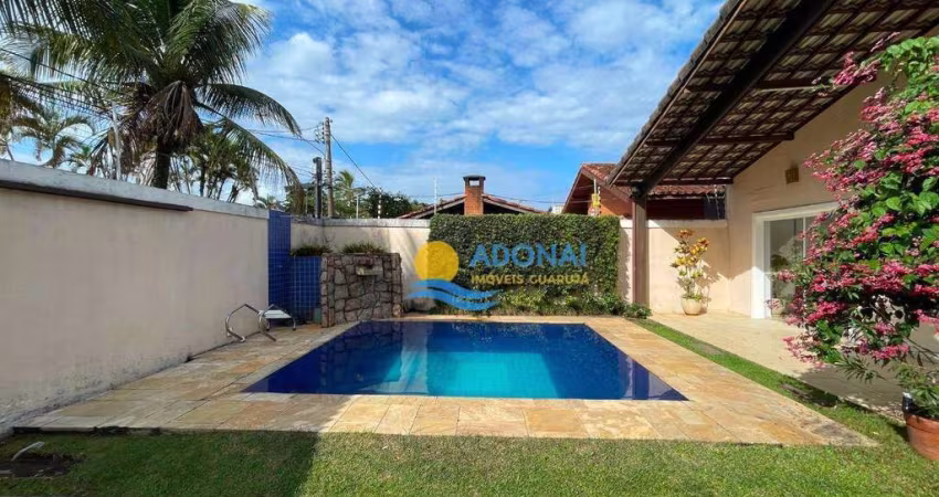 Enseada Casa com 5 Quartos sendo 3 Suites com piscina e churrasqueira.