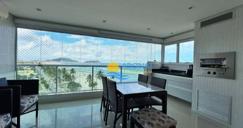 Apartamento com 3 dormitórios à venda, 140 m² por r$ 1.800.000,00 - enseada - guarujá/sp
