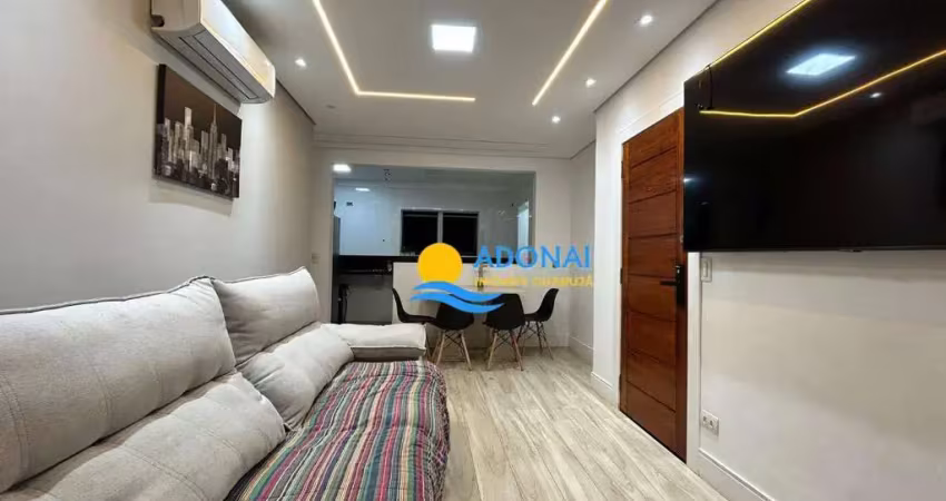 Apartamento com 2 dormitórios à venda, 75 m² por r$ 420.000,00 - enseada - guarujá/sp