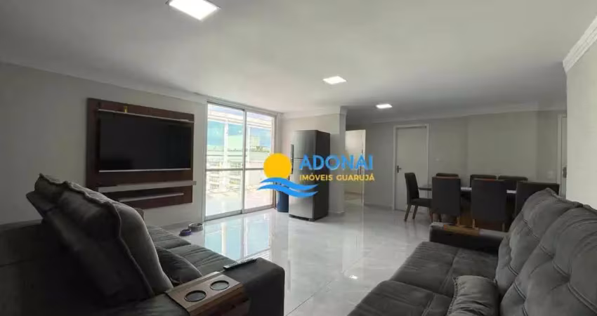 Cobertura com 4 dormitórios à venda, 230 m² por r$ 1.200.000,00 - pitangueiras - guarujá/sp