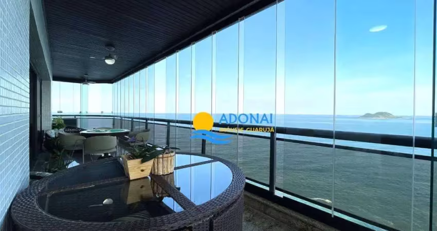 Apartamento com 3 dormitórios à venda, 256 m² por r$ 2.750.000,00 - jardim astúrias - guarujá/sp