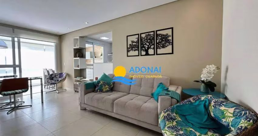Apartamento com 2 dormitórios à venda, 89 m² por r$ 650.000,00 - enseada - guarujá/sp