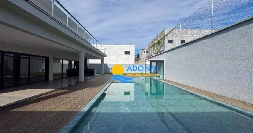 Casa com 4 dormitórios à venda, 550 m² por r$ 4.500.000,00 - balneário praia do pernambuco - guarujá/sp