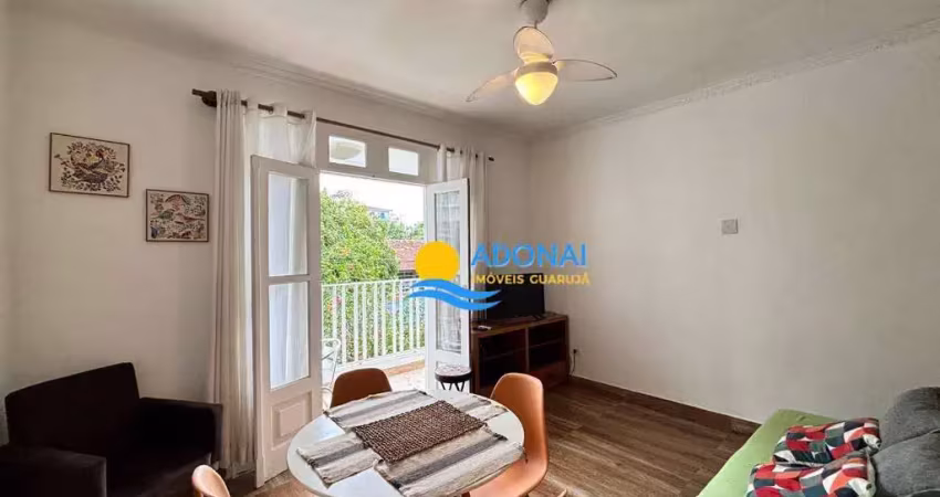 Apartamento com 1 dormitório à venda, 52 m² por r$ 350.000,00 - jardim astúrias - guarujá/sp