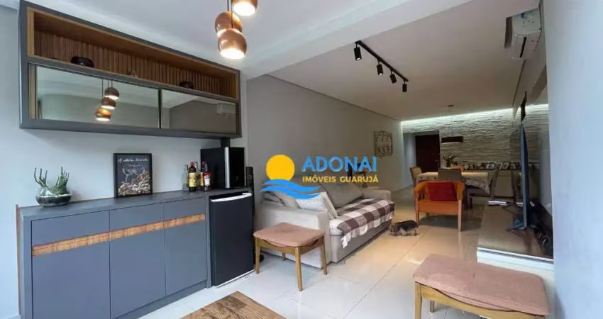 Apartamento com 2 dormitórios à venda, 110 m² por r$ 700.000,00 - pitangueiras - guarujá/sp