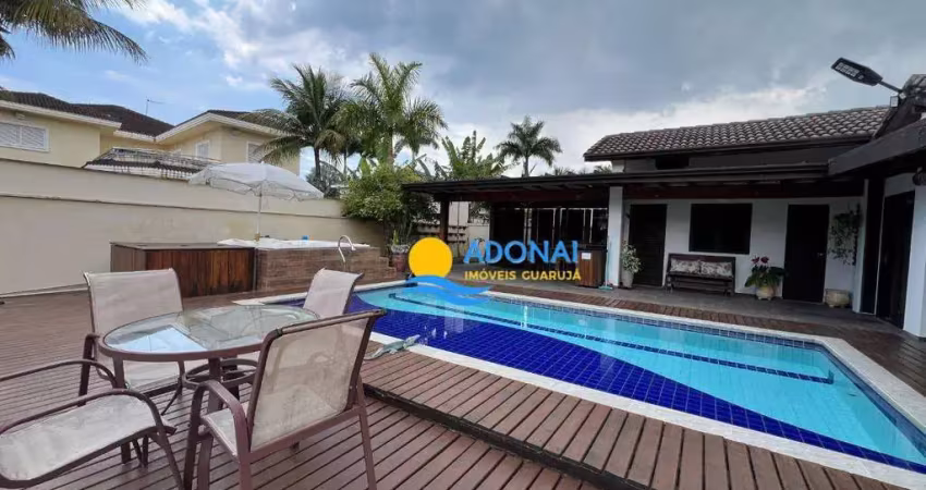 Casa com 5 dormitórios à venda, 302 m² por r$ 2.600.000,00 - balneário praia do pernambuco - guarujá/sp