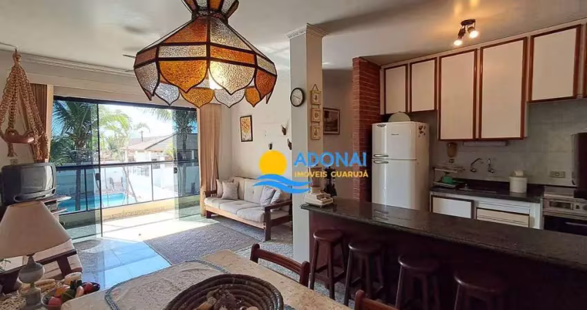 Apartamento com 3 dormitórios à venda, 101 m² por r$ 395.000,00 - enseada - guarujá/sp