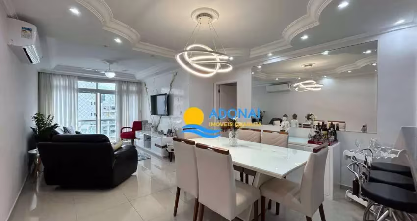 Apartamento com 3 dormitórios à venda, 135 m² por r$ 819.000,00 - pitangueiras - guarujá/sp
