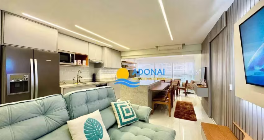 Apartamento com 3 dormitórios à venda, 92 m² por r$ 1.120.000,00 - jardim astúrias - guarujá/sp