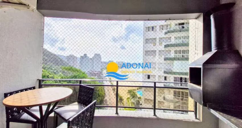 Apartamento com 3 dormitórios à venda, 110 m² por r$ 850.000,00 - pitangueiras - guarujá/sp