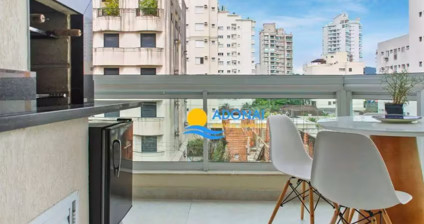 Apartamento com 3 dormitórios à venda, 130 m² por r$ 699.000,00 - enseada - guarujá/sp