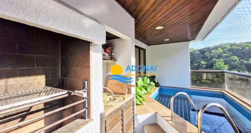 Apartamento com 3 dormitórios à venda, 136 m² por r$ 1.200.000,00 - pitangueiras - guarujá/sp
