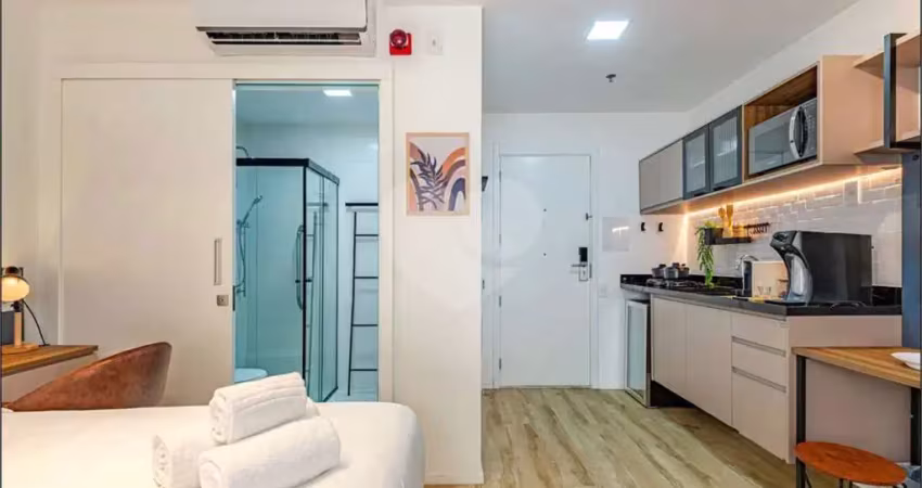Apartamento com 1 quarto e 1 banheiro para locação, 21 m²- paraíso, são paulo - sp
