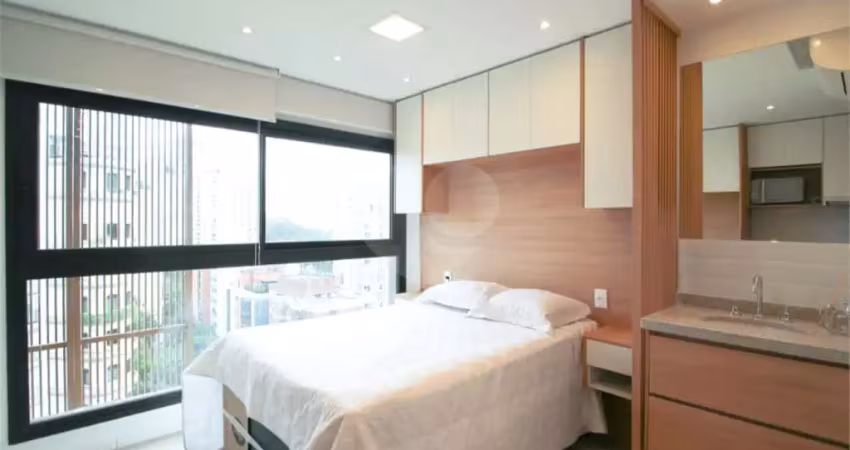Studio mobiliado para locação em moema – 21,22m² | último andar | próximo ao parque ibirapuera