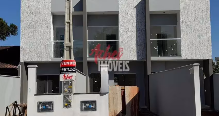 Sobrado geminado com 2 quartos  à venda, 77.18 m2 por r$340000.00  - paranaguamirim - joinville/sc