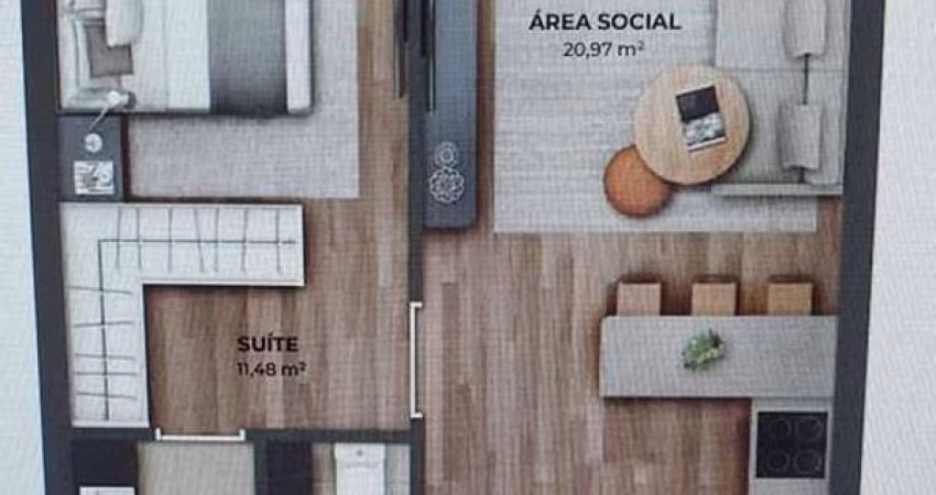 Apartamento com 1 quarto à venda na Rua José do Patrocínio, 527, Cidade Baixa, Porto Alegre