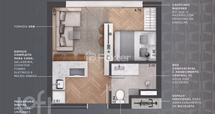 Apartamento com 1 quarto à venda na Avenida João Pessoa, 731, Cidade Baixa, Porto Alegre