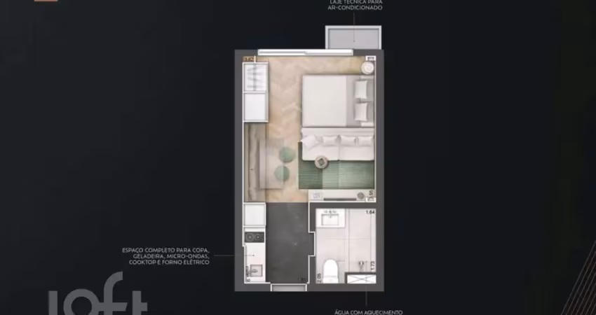 Apartamento com 1 quarto à venda na Avenida João Wallig, 100, Passo da Areia, Porto Alegre