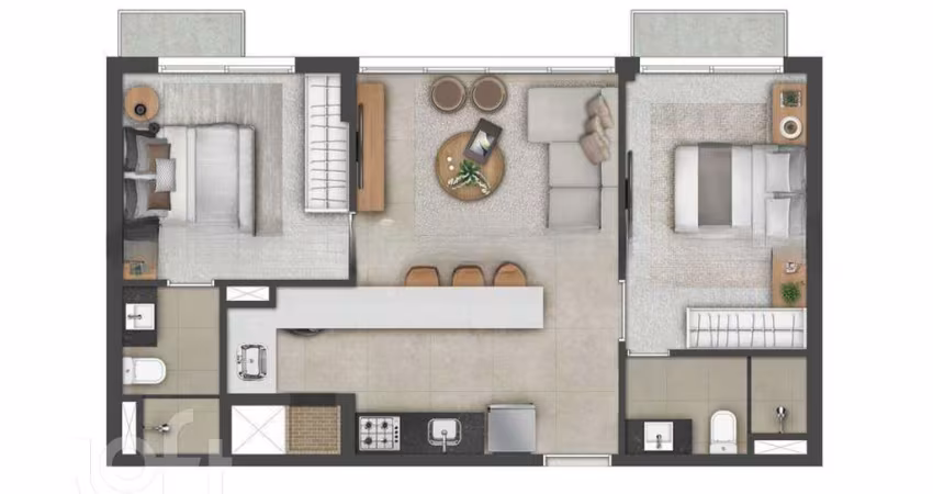 Apartamento com 2 quartos à venda na Rua José do Patrocínio, 527, Cidade Baixa, Porto Alegre