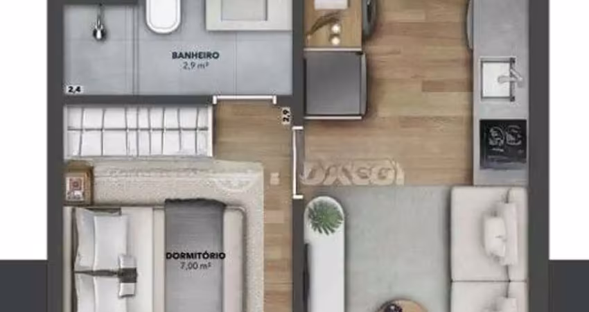 Apartamento com 1 quarto à venda na Rua Vinte e Quatro de Outubro, 1290, Auxiliadora, Porto Alegre